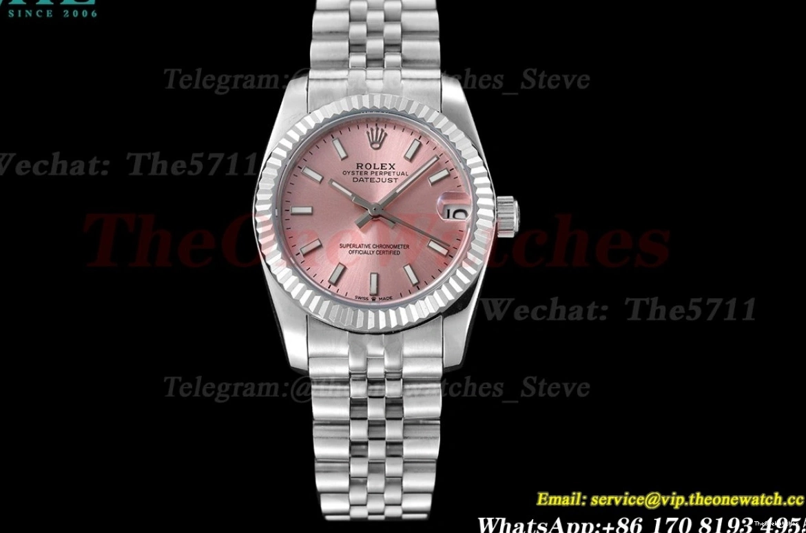 278274 Stk GDF Datejust SS 31mm Pink MY8215 SS 0406